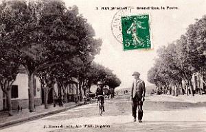 Ain-M'Lila - Grand'Rue et Poste - 1910